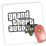 PC, gaming si accesorii - Periferice PC - Mousepad - Mousepad Gaming Grand Theft Auto Logo GTA, 21x19 cm - Infinity.ro