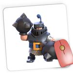PC, gaming si accesorii - Periferice PC - Mousepad - Mousepad Gaming Mega Knight Clash Royale GTA, 21x19 cm - Infinity.ro