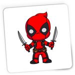 PC, gaming si accesorii - Periferice PC - Mousepad - Mousepad Gaming Deadpool Baby Karate Ninja, 21x19 cm - Infinity.ro