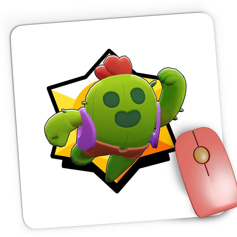 PC, gaming si accesorii - Periferice PC - Mousepad - Mousepad Gaming Spike Jump Brawl Stars, 21x19 cm - Infinity.ro
