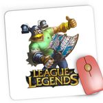 PC, gaming si accesorii - Periferice PC - Mousepad - Mousepad Gaming League of Legends Olaf LoL eSport Gaming, 21x19 cm - Infinity.ro
