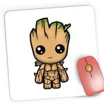 PC, gaming si accesorii - Periferice PC - Mousepad - Mousepad Gaming Baby Groot Bebelino Craciun Love Gift, 21x19 cm - Infinity.ro