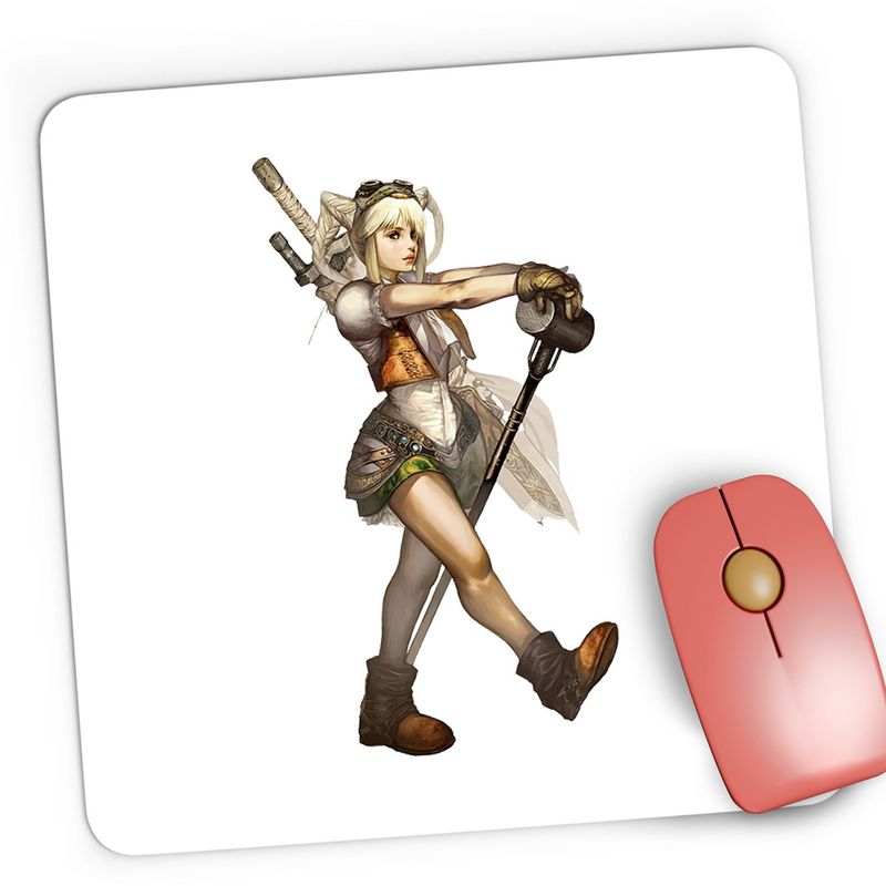 PC, gaming si accesorii - Periferice PC - Mousepad - Mousepad Gaming Lineage Female Fantasy Elf Artwork, 21x19 cm - Infinity.ro
