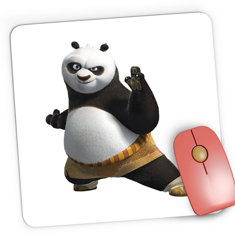 PC, gaming si accesorii - Periferice PC - Mousepad - Mousepad Gaming Kung Fu Panda Po Ninja Jedi Animation, 21x19 cm - Infinity.ro