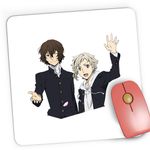 PC, gaming si accesorii - Periferice PC - Mousepad - Mousepad Gaming Bungo Stray Dogs Osamu Dazai Atsushi Nakajima, 21x19 cm - Infinity.ro