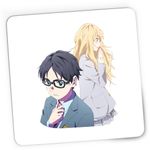 PC, gaming si accesorii - Periferice PC - Mousepad - Mousepad Gaming Your Lie in April Kousei Pianist Pian, 21x19 cm - Infinity.ro