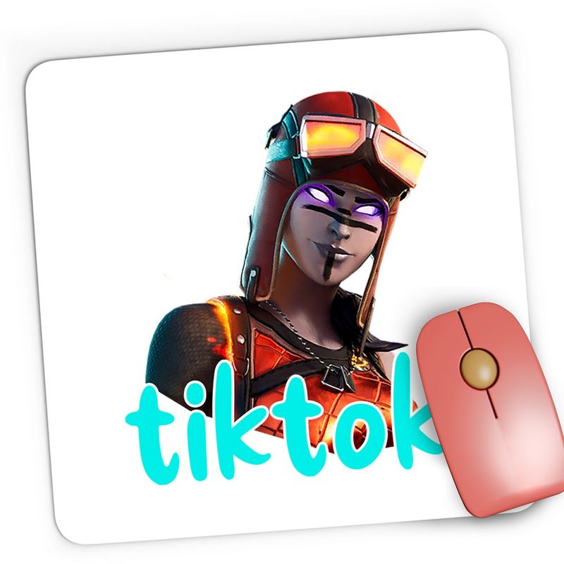 PC, gaming si accesorii - Periferice PC - Mousepad - Mousepad Gaming Blaze Fortnite Tiktok Skin, 21x19 cm - Infinity.ro