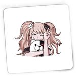 PC, gaming si accesorii - Periferice PC - Mousepad - Mousepad Gaming Danganronpa Junko Enoshima Bad Girl Killer, 21x19 cm - Infinity.ro