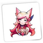 PC, gaming si accesorii - Periferice PC - Mousepad - Mousepad Gaming League of Legends Ahri Rebel Gamer Girl, 21x19 cm - Infinity.ro