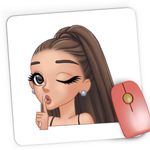 PC, gaming si accesorii - Periferice PC - Mousepad - Mousepad Gaming Ariana Grande Save Your Tears Merch, 21x19 cm - Infinity.ro