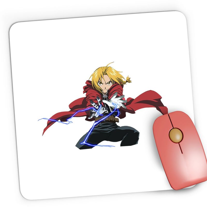 PC, gaming si accesorii - Periferice PC - Mousepad - Mousepad Gaming Fullmetal Alchemist Dieselpunk Anime Manga, 21x19 cm - Infinity.ro