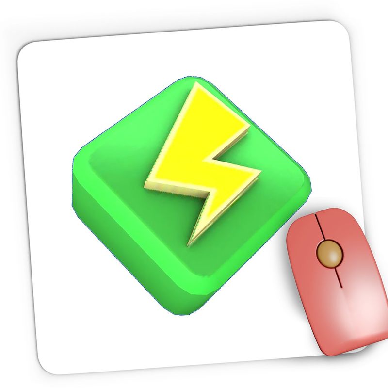 PC, gaming si accesorii - Periferice PC - Mousepad - Mousepad Gaming Power Up Brawl Stars, 21x19 cm - Infinity.ro