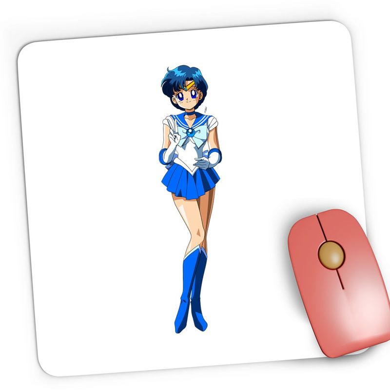 PC, gaming si accesorii - Periferice PC - Mousepad - Mousepad Gaming Mercur Sailor Moon Manga Anime, 21x19 cm - Infinity.ro