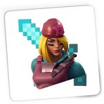 PC, gaming si accesorii - Periferice PC - Mousepad - Mousepad Gaming Skully Fortnite Minecraft Diamond Sword, 21x19 cm - Infinity.ro