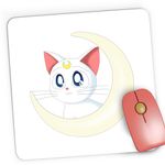 PC, gaming si accesorii - Periferice PC - Mousepad - Mousepad Gaming Sailor Moon Artemis Love Gift Dragobete Anime, 21x19 cm - Infinity.ro