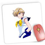 PC, gaming si accesorii - Periferice PC - Mousepad - Mousepad Gaming Sailor Moon Uranus Haruna Tenou, 21x19 cm - Infinity.ro