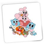 PC, gaming si accesorii - Periferice PC - Mousepad - Mousepad Gaming The Amazing World of Gumball All Family Familie, 21x19 cm - Infinity.ro