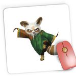 PC, gaming si accesorii - Periferice PC - Mousepad - Mousepad Gaming Kung Fu Panda Master Shifu Sensei Martial Arts, 21x19 cm - Infinity.ro