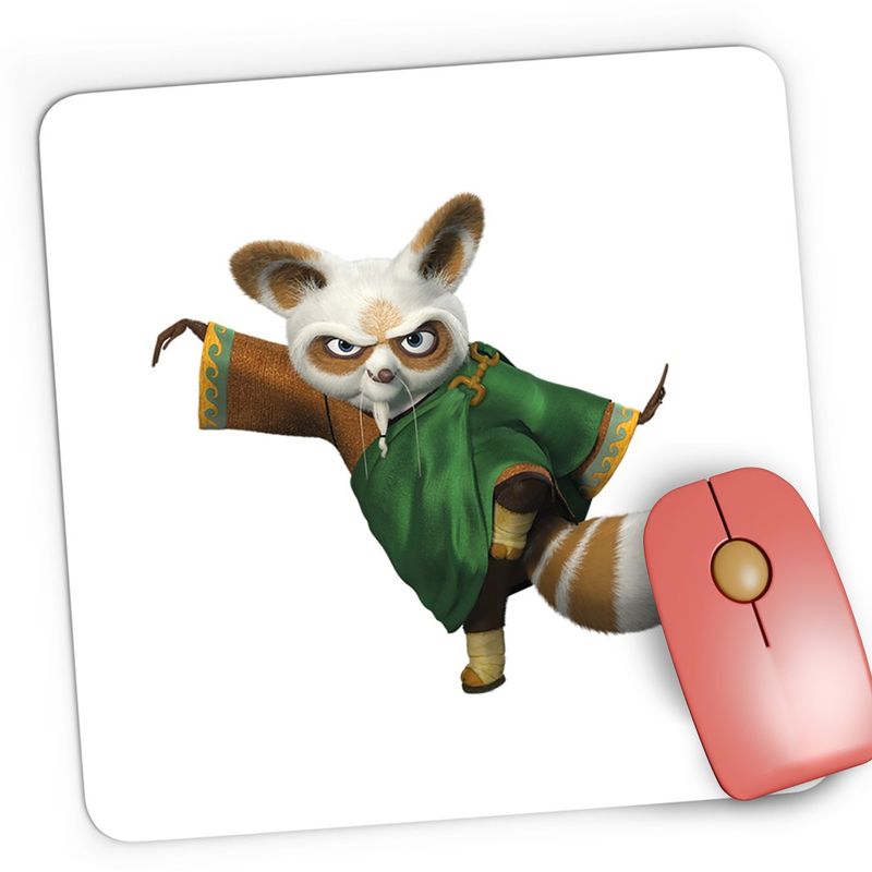PC, gaming si accesorii - Periferice PC - Mousepad - Mousepad Gaming Kung Fu Panda Master Shifu Sensei Martial Arts, 21x19 cm - Infinity.ro