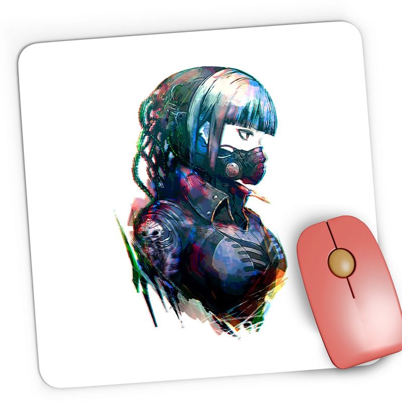 PC, gaming si accesorii - Periferice PC - Mousepad - Mousepad Gaming Cyberpunk 2077 Tetsuya Kuroko Anime, 21x19 cm - Infinity.ro