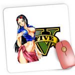 PC, gaming si accesorii - Periferice PC - Mousepad - Mousepad Gaming GTA Girl One Piece Nico Robin Devil, 21x19 cm - Infinity.ro