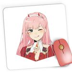 PC, gaming si accesorii - Periferice PC - Mousepad - Mousepad Gaming Android Robot Human Klaxo Zero Two, 21x19 cm - Infinity.ro