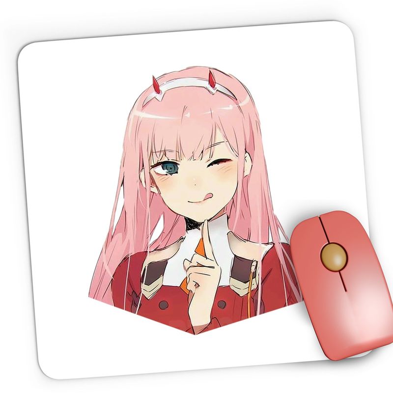 PC, gaming si accesorii - Periferice PC - Mousepad - Mousepad Gaming Android Robot Human Klaxo Zero Two, 21x19 cm - Infinity.ro