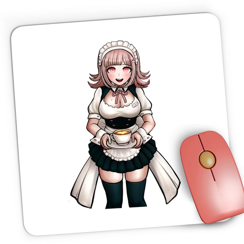 PC, gaming si accesorii - Periferice PC - Mousepad - Mousepad Gaming Dangan Ronpa Goodbye Despair Cafea, 21x19 cm - Infinity.ro