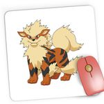 PC, gaming si accesorii - Periferice PC - Mousepad - Mousepad Gaming Pokemon Arcanine Cat Tigru, 21x19 cm - Infinity.ro
