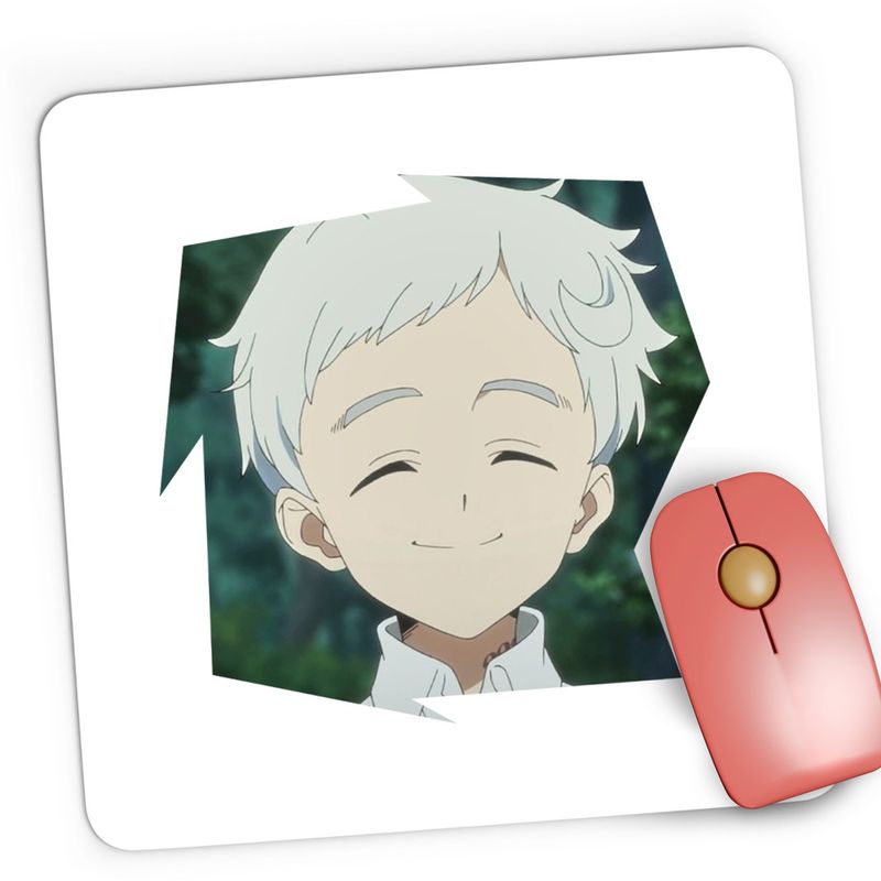 PC, gaming si accesorii - Periferice PC - Mousepad - Mousepad Gaming The Promised Neverland Norman Orfan Anime Manga, 21x19 cm - Infinity.ro
