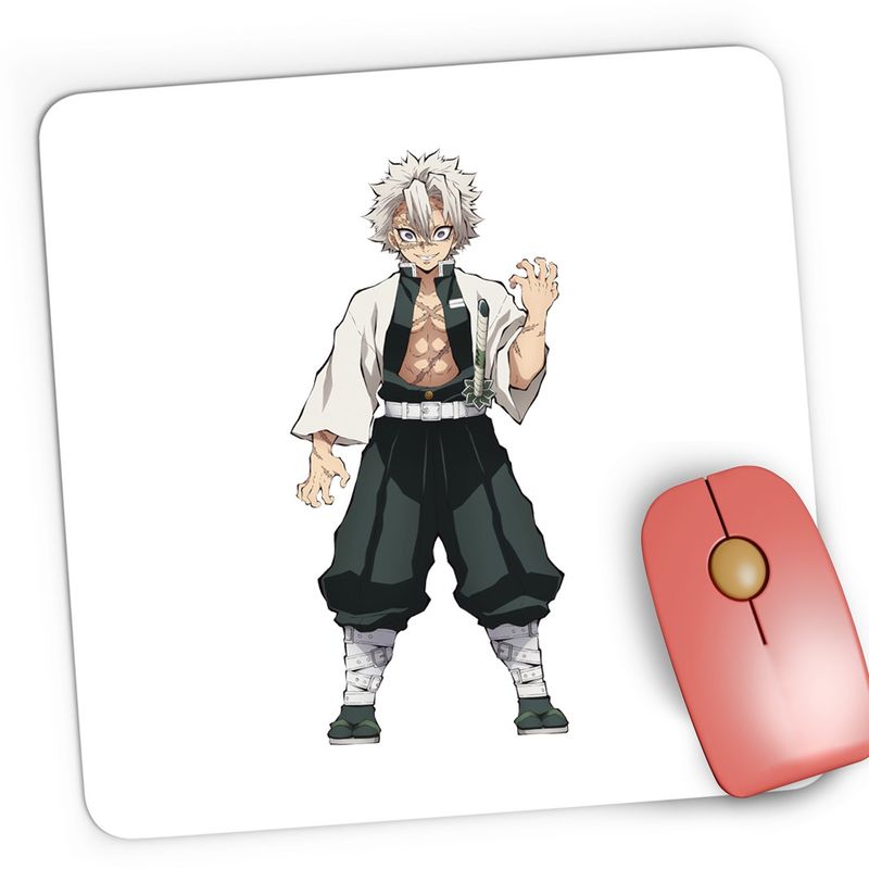 PC, gaming si accesorii - Periferice PC - Mousepad - Mousepad Gaming Demon Slayer Sanemi Samurai Boy, 21x19 cm - Infinity.ro