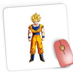 PC, gaming si accesorii - Periferice PC - Mousepad - Mousepad Gaming Dragon Ball Z Goku Saiyan Ninja Manga, 21x19 cm - Infinity.ro