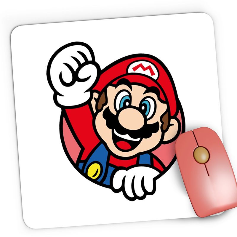 PC, gaming si accesorii - Periferice PC - Mousepad - Mousepad Gaming uper Mario Bros Game Master Roblox, 21x19 cm - Infinity.ro