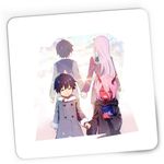 PC, gaming si accesorii - Periferice PC - Mousepad - Mousepad Gaming Darling in the FranXX DarliFra Ending, 21x19 cm - Infinity.ro