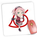 PC, gaming si accesorii - Periferice PC - Mousepad - Mousepad Gaming Naruto Sakura Baby Ninja Girl Anima Manga, 21x19 cm - Infinity.ro