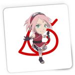 PC, gaming si accesorii - Periferice PC - Mousepad - Mousepad Gaming Naruto Sakura Baby Ninja Girl Anima Manga, 21x19 cm - Infinity.ro