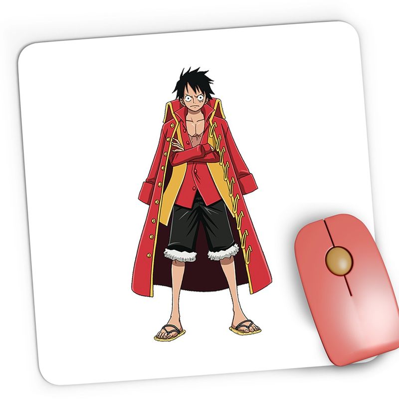 PC, gaming si accesorii - Periferice PC - Mousepad - Mousepad Gaming One Piece Pirat Monkey D Luffy Admiral Marine, 21x19 cm - Infinity.ro