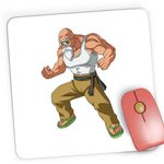 PC, gaming si accesorii - Periferice PC - Mousepad - Mousepad Gaming Dragon Ball Z Master Roshi Culturism Antrenor Bunic, 21x19 cm - Infinity.ro