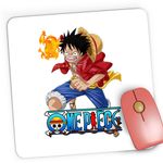 PC, gaming si accesorii - Periferice PC - Mousepad - Mousepad Gaming Eiichiro Oda One Piece Monkey D Luffy Pirate Captain, 21x19 cm - Infinity.ro
