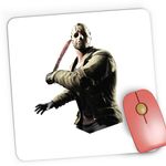 PC, gaming si accesorii - Periferice PC - Mousepad - Mousepad Gaming Mortal Kombat Jason Voorhees Freedy Kruegger Chainsaw, 21x19 cm - Infinity.ro