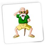 PC, gaming si accesorii - Periferice PC - Mousepad - Mousepad Gaming Dragon Ball Z Master Roshi Ninja Shaolin Sensei, 21x19 cm - Infinity.ro