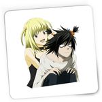 PC, gaming si accesorii - Periferice PC - Mousepad - Mousepad Gaming Death Note L Detectiv Misa Amane Codite, 21x19 cm - Infinity.ro