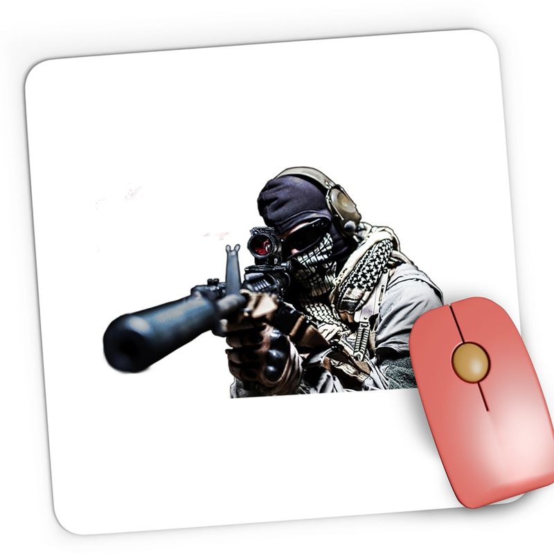 PC, gaming si accesorii - Periferice PC - Mousepad - Mousepad Gaming Call of Duty Sniper War Army, 21x19 cm - Infinity.ro