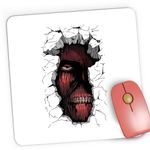 PC, gaming si accesorii - Periferice PC - Mousepad - Mousepad Gaming Attack on Titan Wall Anime Manga, 21x19 cm - Infinity.ro