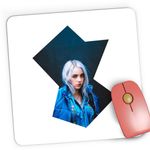 PC, gaming si accesorii - Periferice PC - Mousepad - Mousepad Gaming Billie Eilish Dark Pop Music, 21x19 cm - Infinity.ro