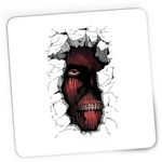PC, gaming si accesorii - Periferice PC - Mousepad - Mousepad Gaming Attack on Titan Wall Anime Manga, 21x19 cm - Infinity.ro