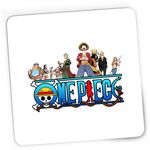 PC, gaming si accesorii - Periferice PC - Mousepad - Mousepad Gaming One Piece Straw Hat Pirates All Crew Members, 21x19 cm - Infinity.ro