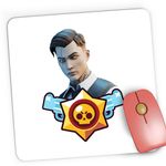 PC, gaming si accesorii - Periferice PC - Mousepad - Mousepad Gaming Midas Fortnite Epic Brawl Stars, 21x19 cm - Infinity.ro