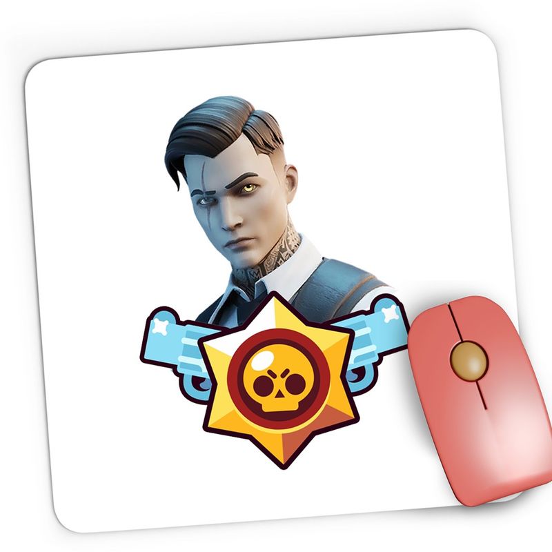 PC, gaming si accesorii - Periferice PC - Mousepad - Mousepad Gaming Midas Fortnite Epic Brawl Stars, 21x19 cm - Infinity.ro