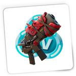 PC, gaming si accesorii - Periferice PC - Mousepad - Mousepad Gaming Primal SMG V-Bucks Fortnite, 21x19 cm - Infinity.ro